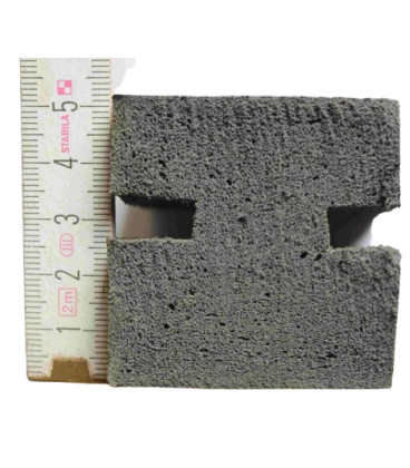 K9000 GASKET WITH SLOT 50x50 mm MOOS CAOUTCHOUC NATURAL