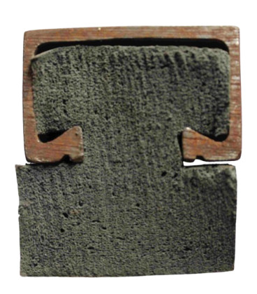 K9000 GASKET WITH SLOT 50x50 mm MOOS CAOUTCHOUC NATURAL