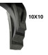 K9003 MOUSSE EPDM NOIRE 10X10