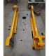 Supporting arm for horizontal coil tongs