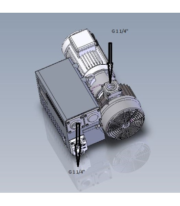 K7003 ROTARY VANE VACUUM PUMPS 160 M3/H