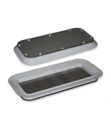 K01811 VENTOUSE SIDERURGIQUE 410 x 810 MM NBR GRIS