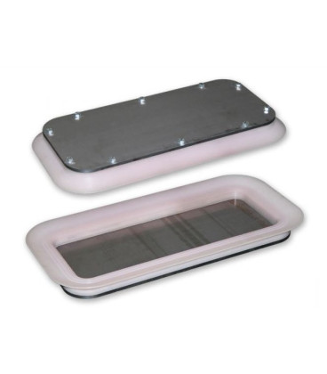 K01812 SUCTION PAD STEEL INDUSTRY 410 x 810 MM TRANSPARENT SILICONE