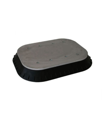K01500 SUCTION PAD STEEL INDUSTRY 380 x 500 MM BLACK NBR
