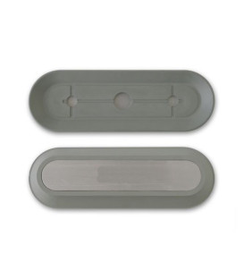 K02080 SUCTION PAD  80 x 250 MM BLACK NBR