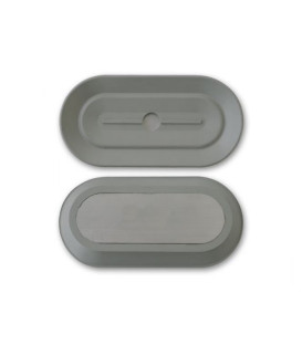 K02101 SUCTION PAD  100 x 200 MM NBR GREY