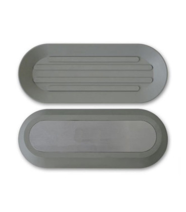 K02121 SUCTION PAD  120 x 300 MM NBR GREY