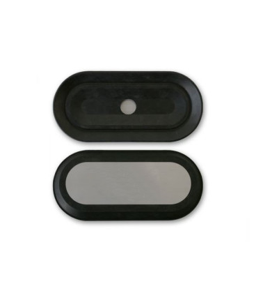 K02090 SUCTION PAD  90 x 190 MM BLACK NBR
