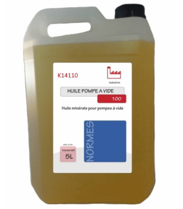 K7011 HUILE SPECIAL POMPE A VIDE bidon 5 litres