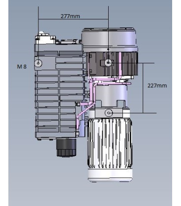 K7008 VANE VACUUM PUMPS 160 M3/H "AQUA"
