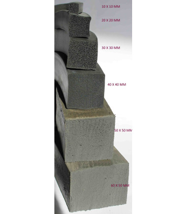 K9004 BLACK EPDM FOAM 20X20