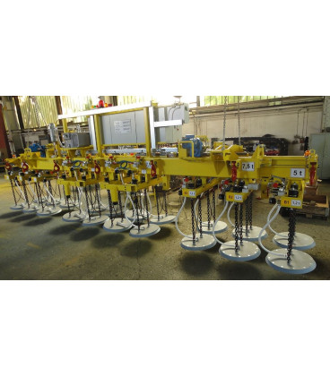 Palonnier à ventouse pour tôles fortes