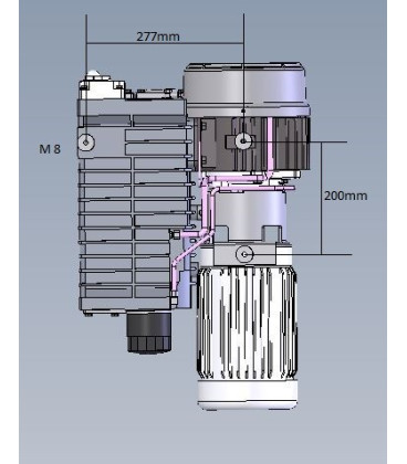K7001 ROTARY VANE VACUUM PUMPS 63M3/H